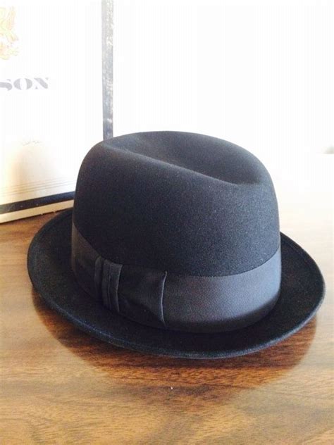 Vintage Stetson Hat Royal Stetson Fedora Black Hat With Box Etsy