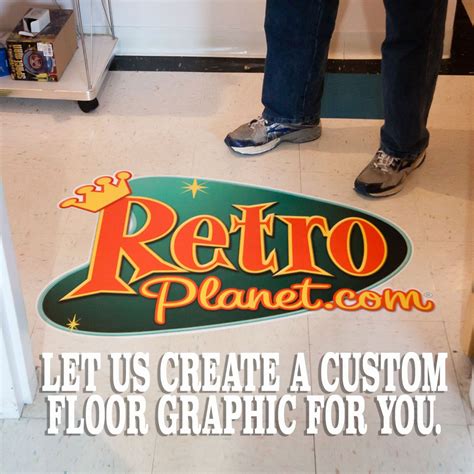 Custom Vinyl Floor Graphic Digitally Printed Decal In 2021 Custom