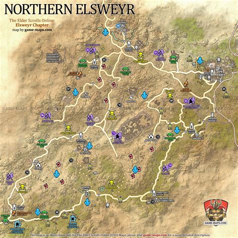 Northern Elsweyr Map The Elder Scrolls Online Eso