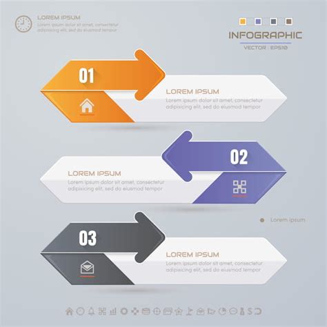 Arrow Infographic Template Design Vectors Eps Uidownload