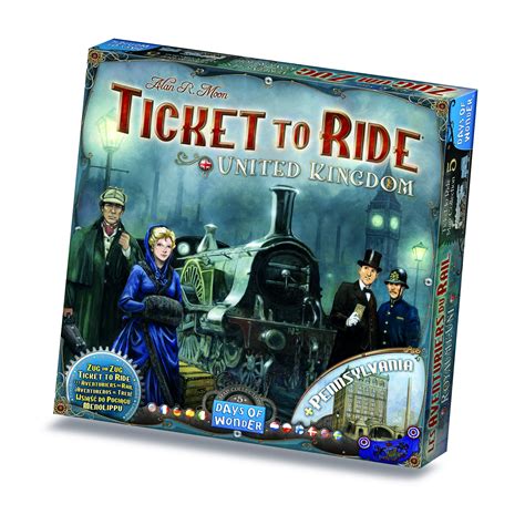 The mega game variant, featuring all tickets; Ticket to Ride Map Collection Volume 5 : United Kingdom ...