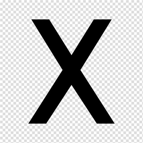 X Sign Logo