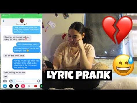 Lyric Prank On Boyfriend Must Watch Youtube