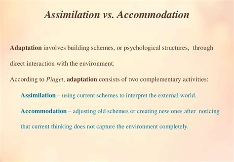 Assimilation Vs Accommodation Final