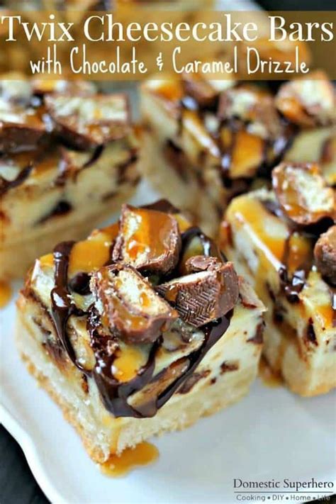 Fold whites into the cheese mixture. Twix Cheesecake Bars - The Best Blog Recipes