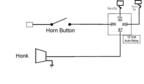 Wiring Diagram For Horn Relay