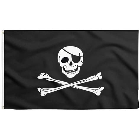 Bandera Negra Pirata Isla Pirata