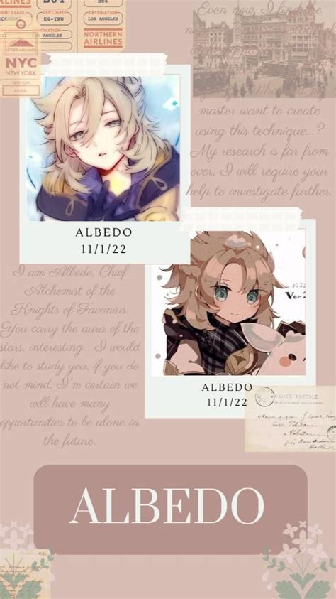 Albedo Wallpaper In 2022 Albedo Zelda Characters Alchemist