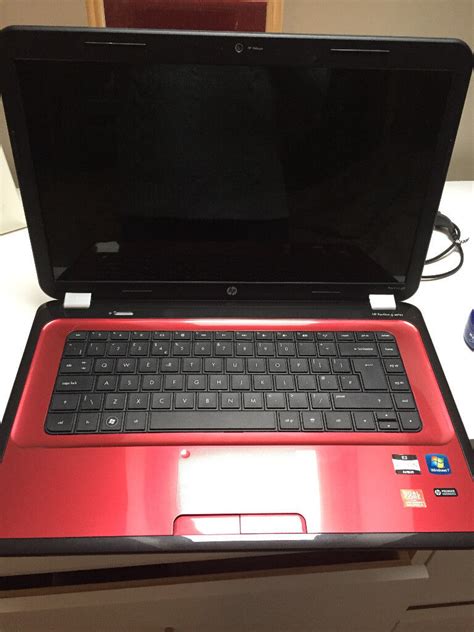Red Hewlett Packard Laptop Excellent Condition In Churchdown