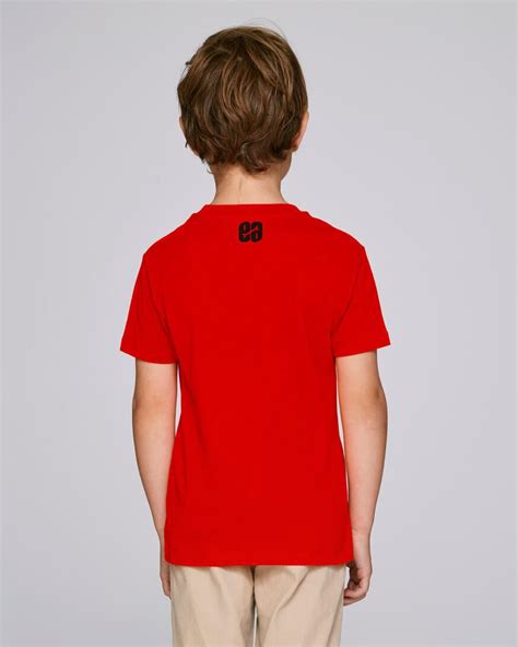 Camiseta Roja Niño Indian Pipe Ropa Infantil Ecológica EnvÍo Gratis