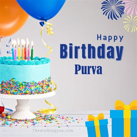 100 Hd Happy Birthday Purva Cake Images And Shayari