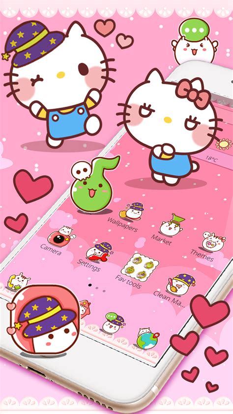 This collection presents the theme of kawaii wallpaper hd. Pink Cute Kawaii Cat Lovely Theme