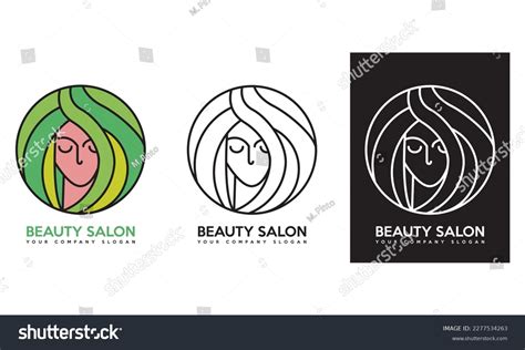 Beauty Salon Logo Vector Illustrator Stock Vector Royalty Free