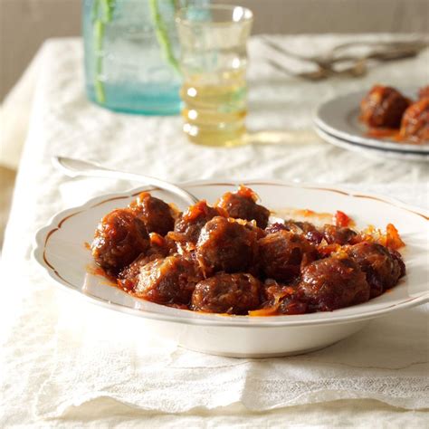 Baked Cranberry Meatballs Recipe Taste Of Home
