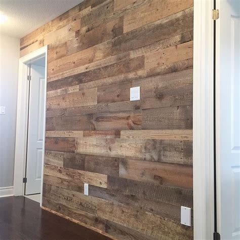 This Barn Board Wall Sure Makes A Statement For All Of Your Barn Board
