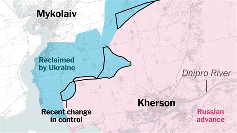 Ukraine Maps Tracking The Russian Invasion The New York Times
