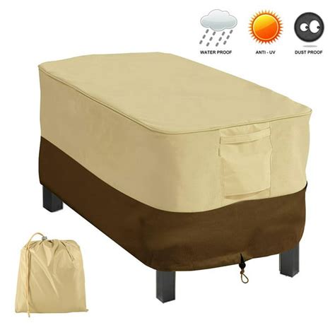 420d Rectangular Patio Table Cover Outdoor Heavy Duty Waterproof Cover