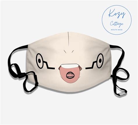 Jujutsu Kaisen Face Mask Anime Mouth Mask T For Anime Etsy