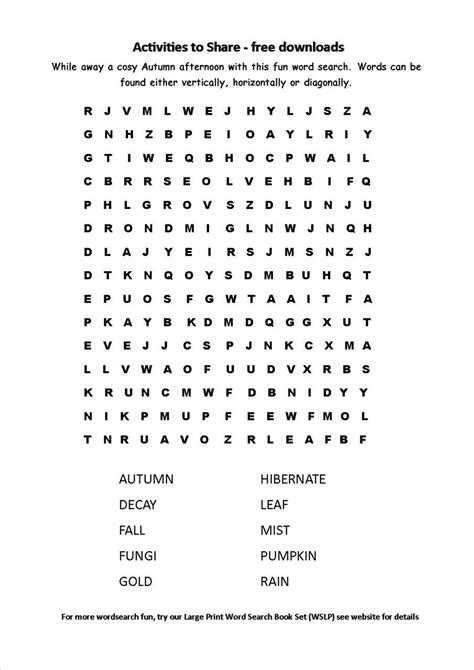 Word Search For Seniors Printable Word Search Printable Free For Kids