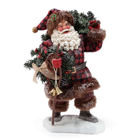 Xmspd Woodsmans Ts Santa Figurines Christmas Traditions