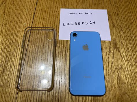 Apple Iphone Xr Unlocked Blue 128gb A1984 Lrzb58564 Swappa