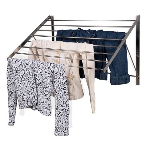 Buy Brightmaison Wall Clothes Drying Rack And Laundry Room Organizer 65