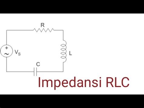 Mencari Impedansi Rangkaian Rlc Dengan Metode Bilangan Kompleks Youtube