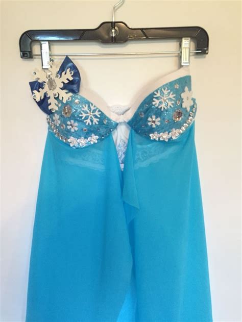Elsa From Frozen Inspired Bra Top We Just Finished Frozen Costume