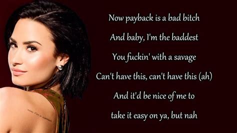 Pin By Becky Schulz On Music In 2020 Sorry Lyrics Demi Lovato Lyrics