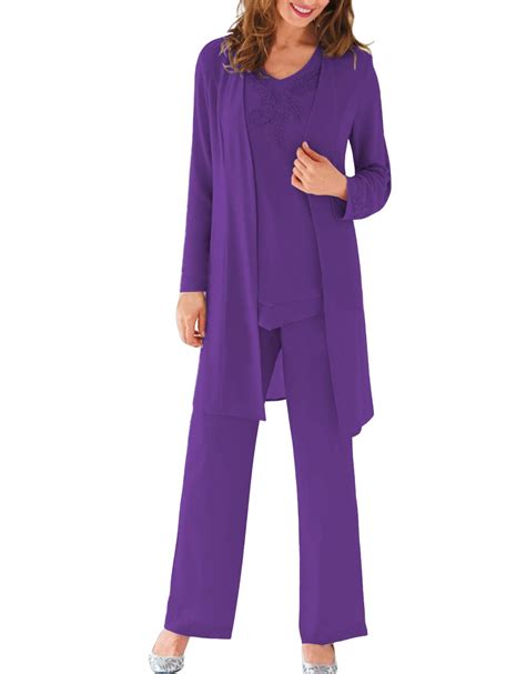 Plus Size Formal Pant Suits For Women With Low Price