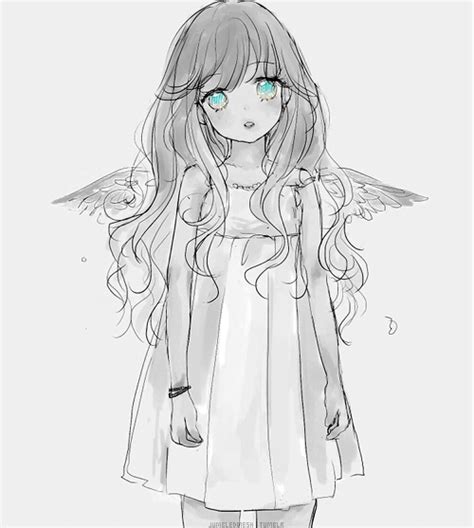 Anime Angel Girl Anime Angel Anime Anime Drawings