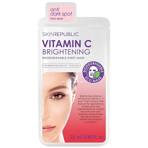 Skin Republic Brightening Evens Tone Face Mask Brightening Vitamin C