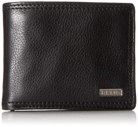 Accessories Relic By Fossil Mens Mark Leather Traveler Bifold Wallet