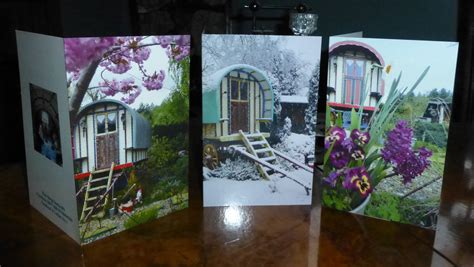 Set Of 3 Gypsy Caravan Greeting Cards Romany Vardo Wagon Etsy