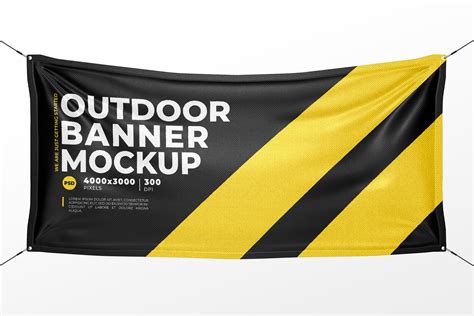 Outdoor Banner Mockup Free Free Mockups