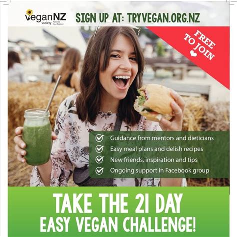 Try Vegan 21 Day Challenge Christchurch Vegan Society