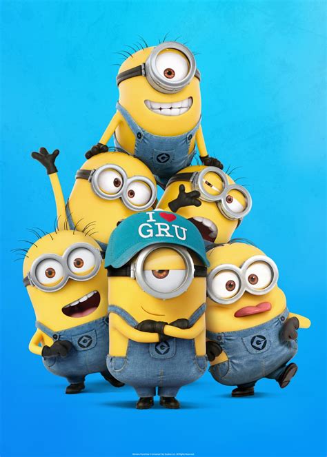 Minion Group Photo Poster Picture Metal Print Paint By Minions