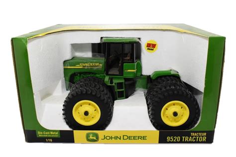 116 John Deere 9520 4wd Tractor W Triples Daltons Farm Toys