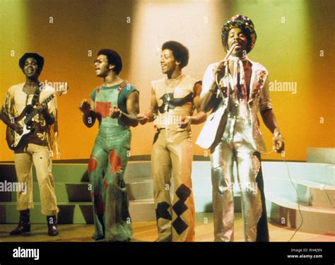 The Real Thing Uk Soul Group About 1976 With Chris Amoo At Right Stock