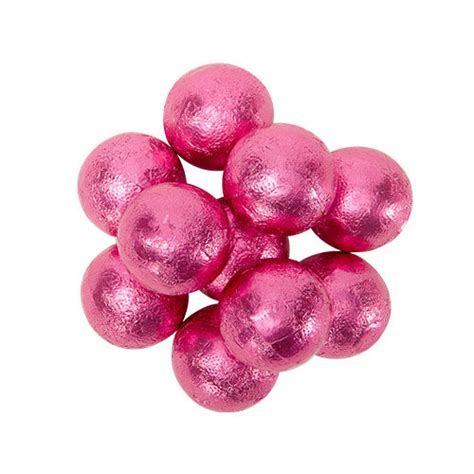 Bright Pink Milk Chocolate Caramel Balls From Miami Candies Sweets And Snacks Miami Candies Llc
