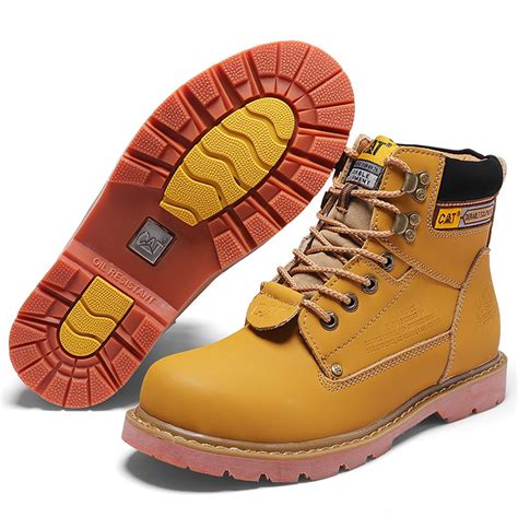 Caterpillar Fashion Mens Shoes Leather Boots Shoes Shopee Philippines