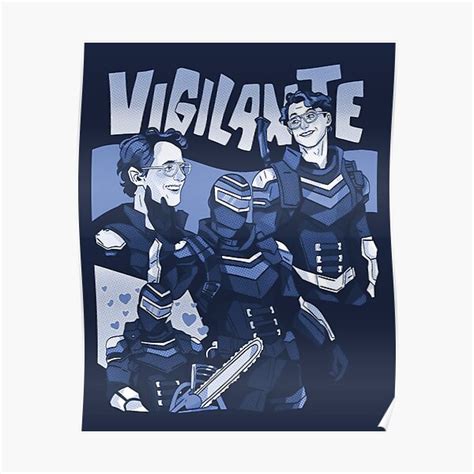 Vigilante Vigilante Peacemaker Poster By Rossgatlin Redbubble