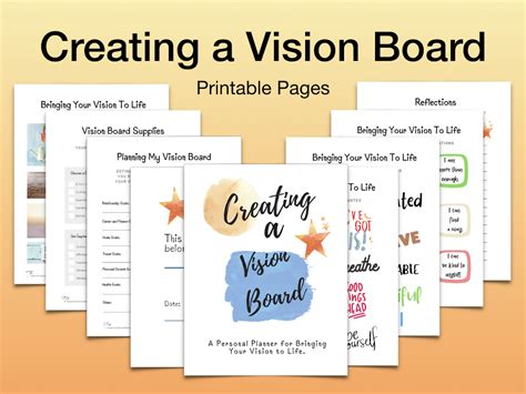 Creating a Vision Board - Digital Printable Download | Think in Possibilities