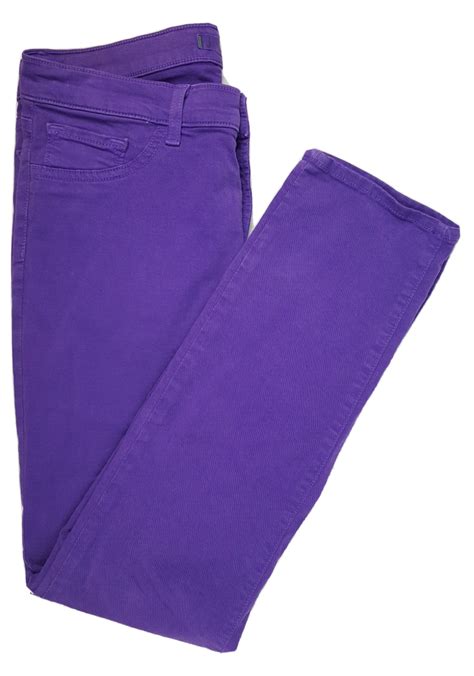 J Brand Womens Pants Size 29 Skinny Leg Bright Purple 811k 120 Made In