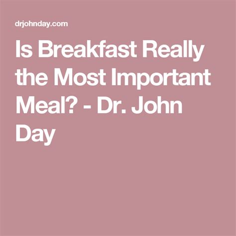 is breakfast really the most important meal dr john day paleo mom meals recipe of the day
