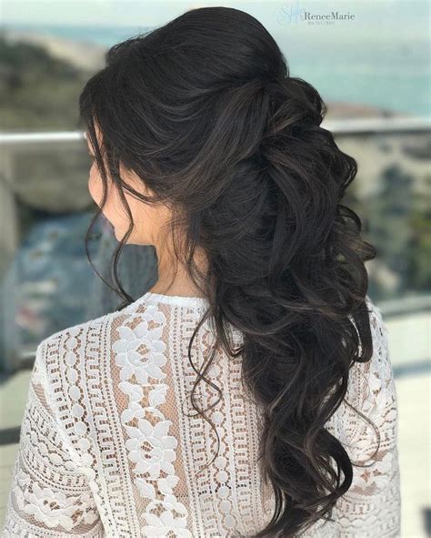 Half Up Half Down Wedding Hairstyle Get Inspired By