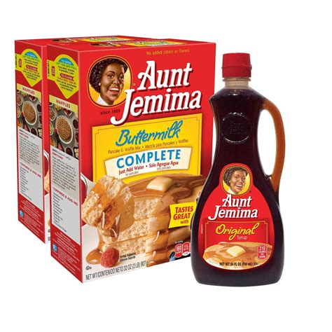 Aunt Jemima Mix And Syrup Combo 2lb 24 Oz