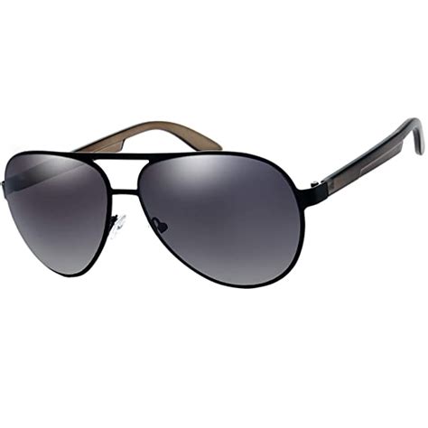 Buy The Fresh Classic Metal Frame Aviator Sunglasses Exquisite Packaging 4502 Black Crystal