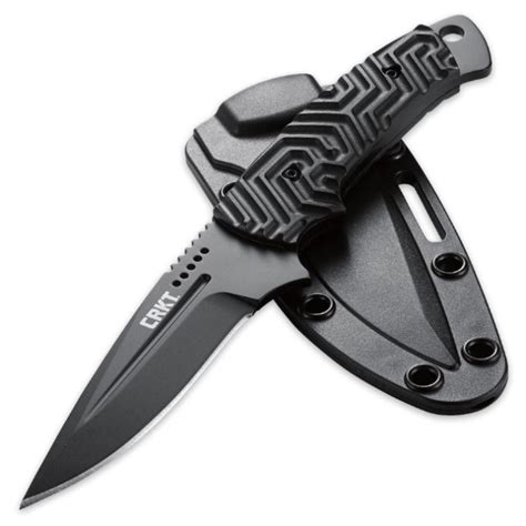 Crkt Acquisition Tactical Fixed Blade Knife With Molded Sheath