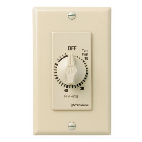 Intermatic Fd60mh 60 Minute Spring Loaded Wall Timer
